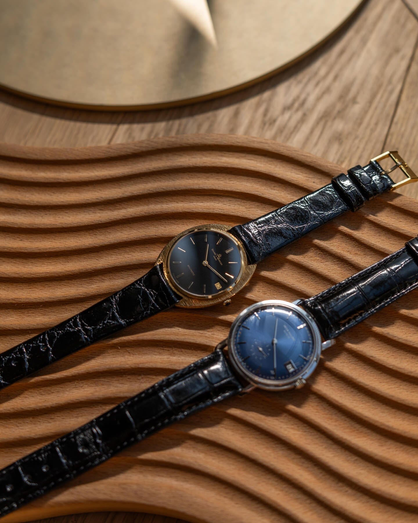 Baume&Mercier ボーマティック 35114 YG ブラック バーク仕上げ Watch BAUME&MERCIER