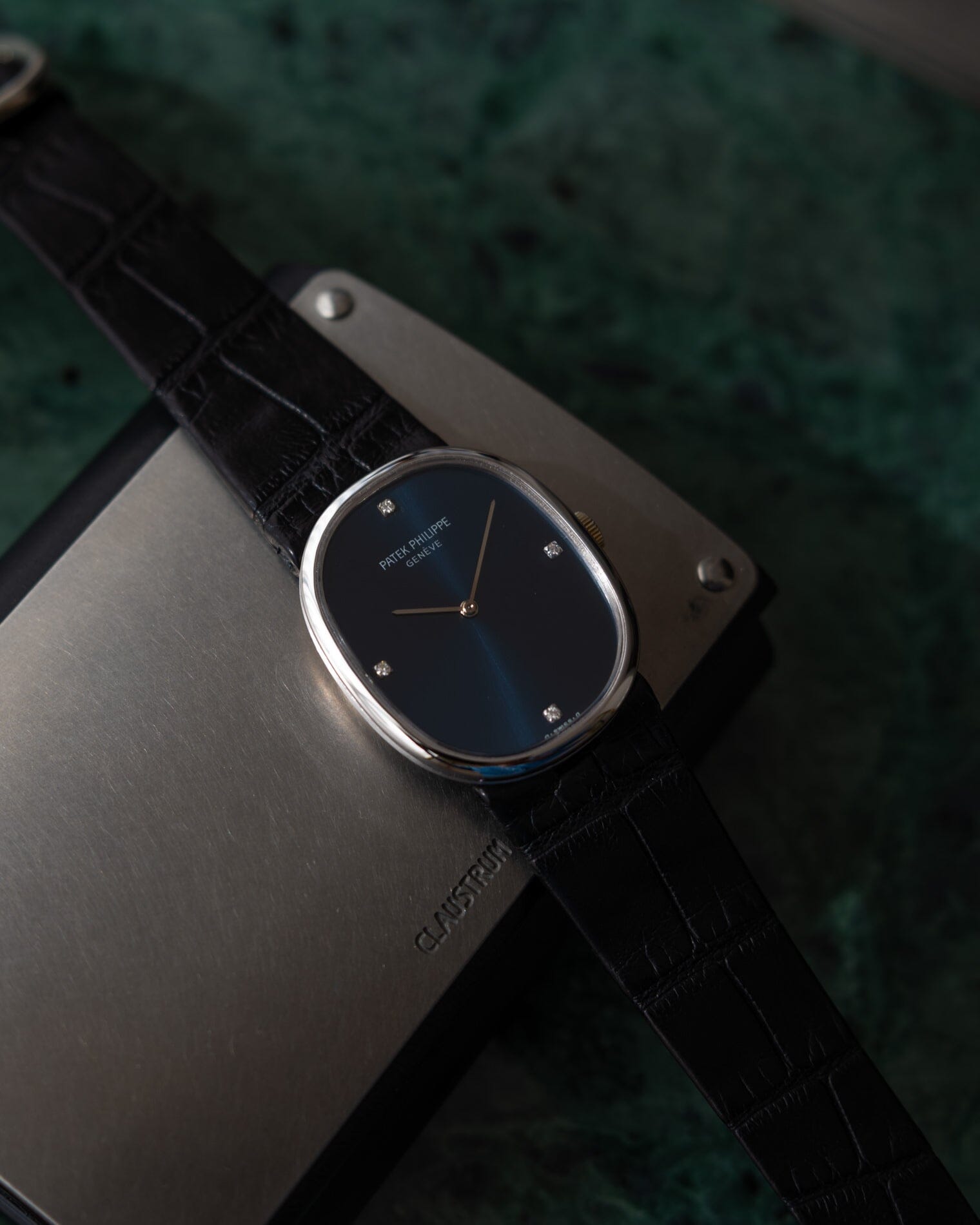Patek Philippe ゴールデンエリプス 3848 WG ブルーダイヤモンドダイアル Watch PATEK PHILIPPE