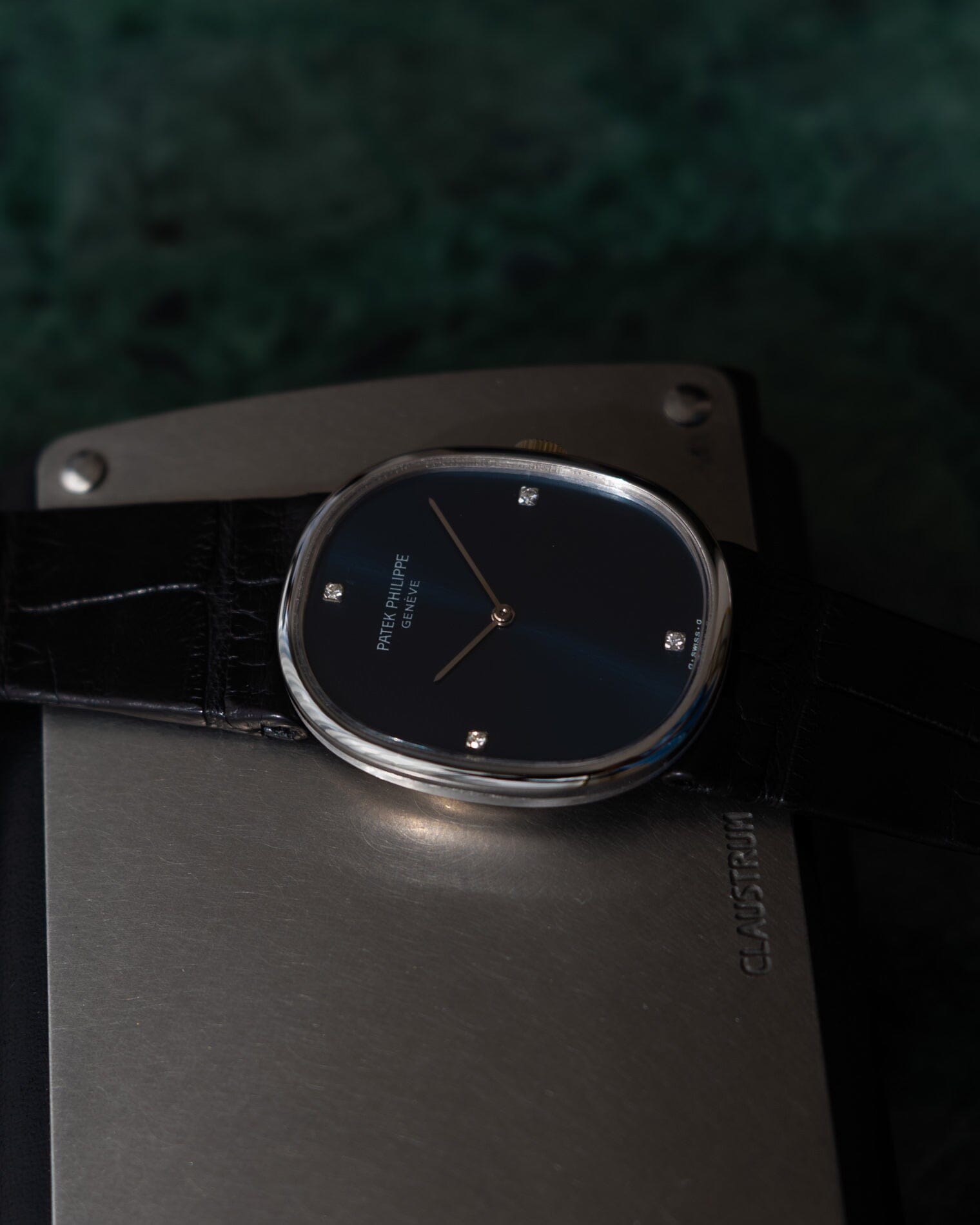 Patek Philippe ゴールデンエリプス 3848 WG ブルーダイヤモンドダイアル Watch PATEK PHILIPPE