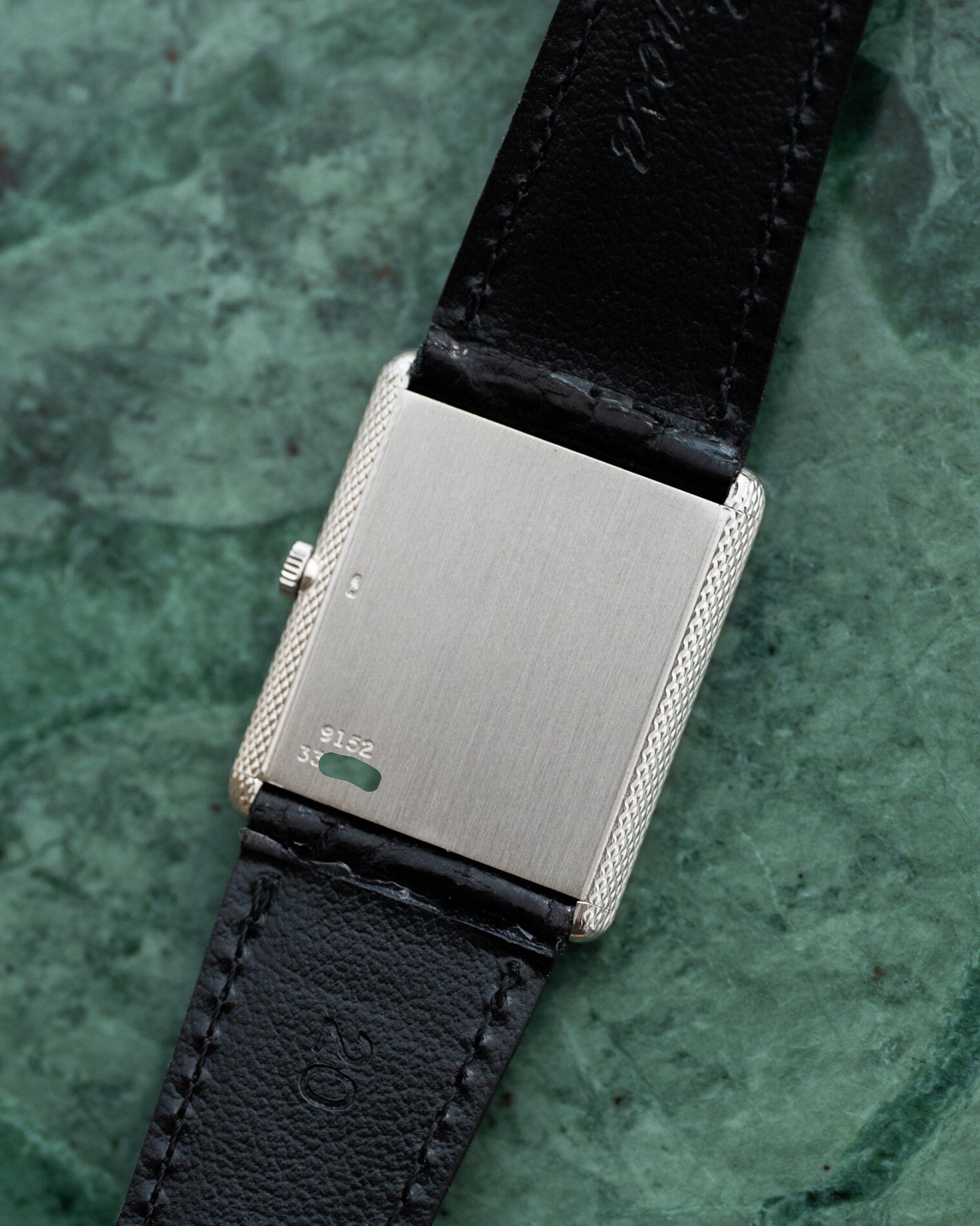 Piaget レクタングル 9152 WG オニキスダイアル 4Pダイヤモンド Watch PIAGET