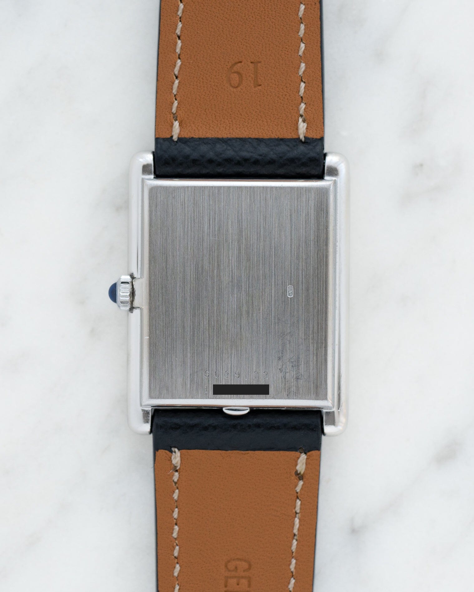 Jaeger-LeCoultre レクタングル 6029.22 "タンク" WG ネイビーダイアル Watch Jaeger-LeCoultre