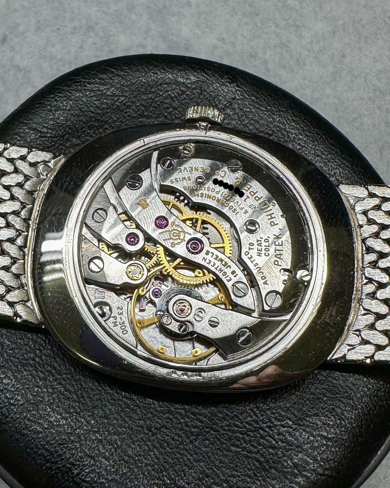 パテック フィリップ ゴールデンエリプス 3584 WG シルバーローマンダイアル Watch PATEK PHILIPPE