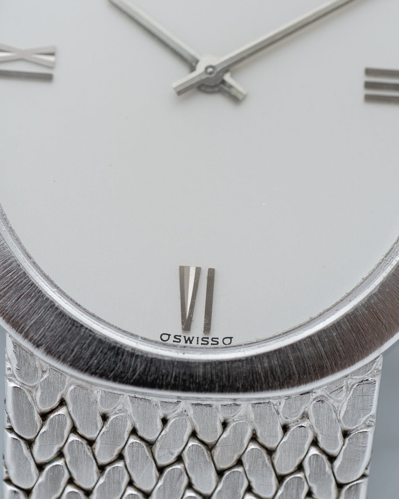 パテック フィリップ ゴールデンエリプス 3584 WG シルバーローマンダイアル Watch PATEK PHILIPPE