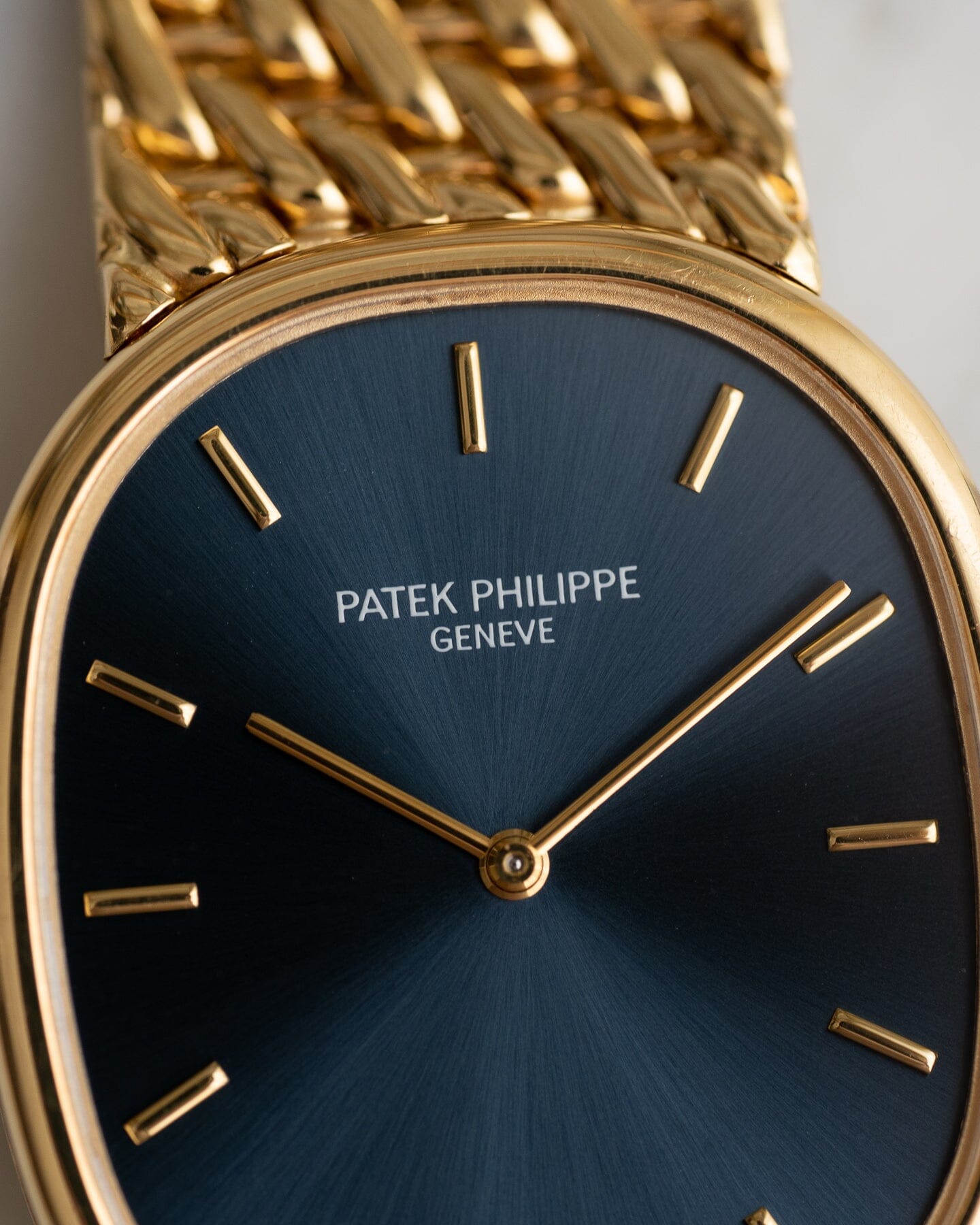 Patek Philippe ゴールデンエリプス 3848 YG ブルーシグマダイアル Watch PATEK PHILIPPE
