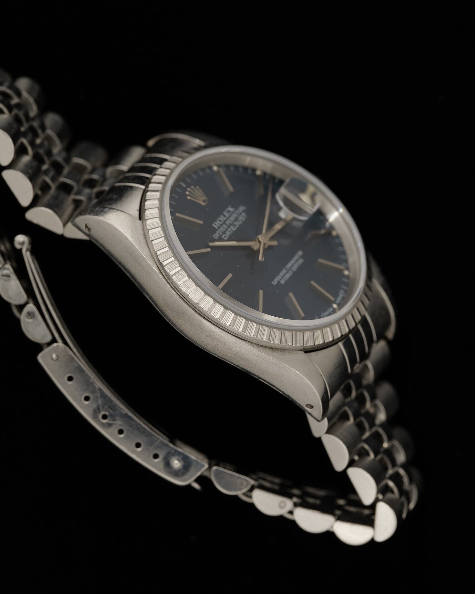ロレックス デイトジャスト 16220 ブルーダイアル Watch ROLEX