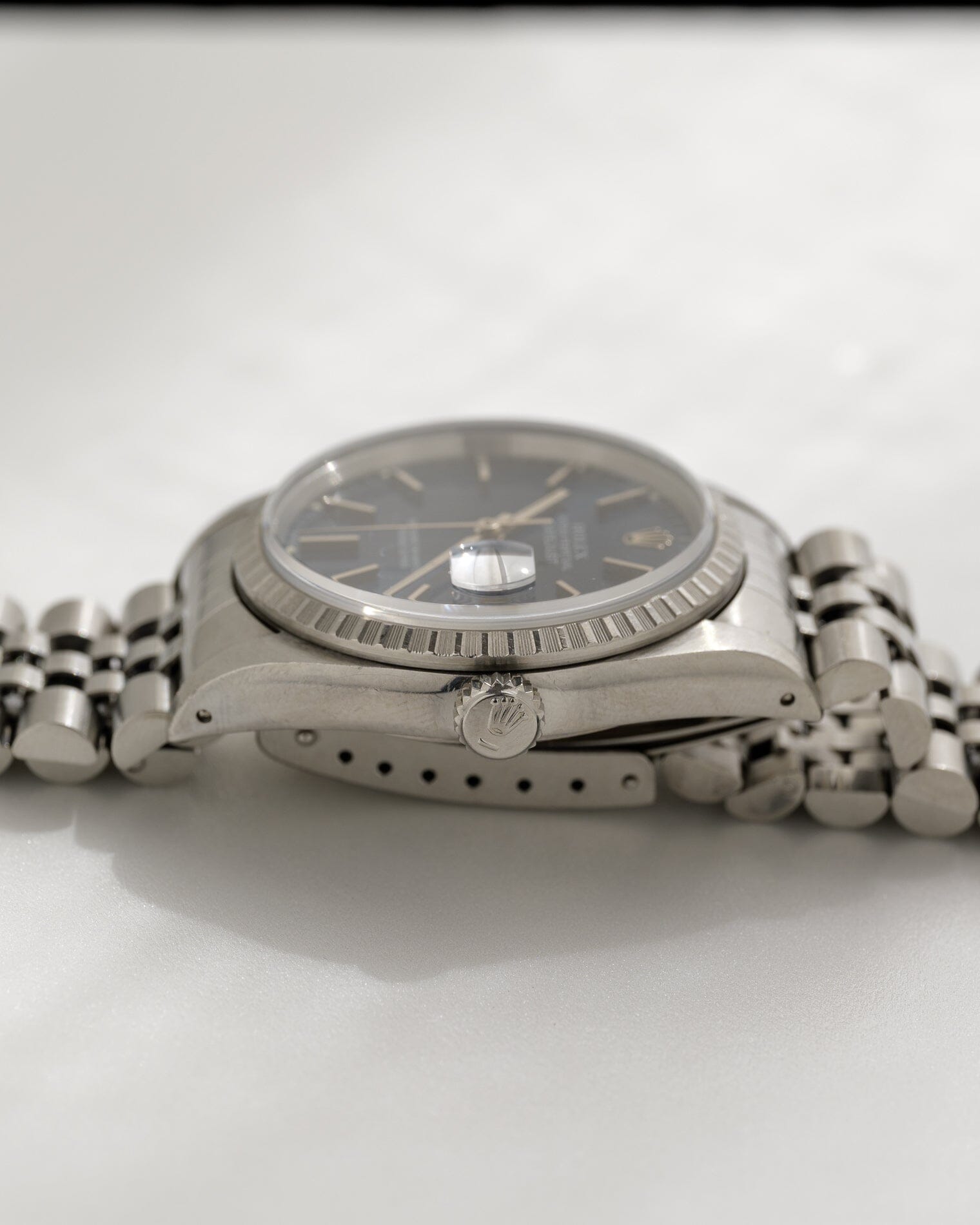 ロレックス デイトジャスト 16220 ブルーダイアル Watch ROLEX