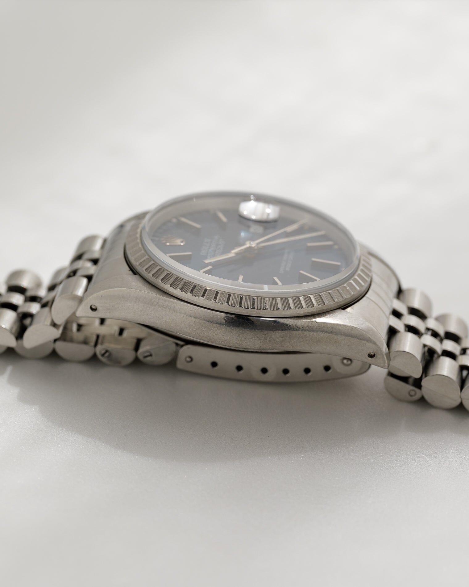 ロレックス デイトジャスト 16220 ブルーダイアル Watch ROLEX