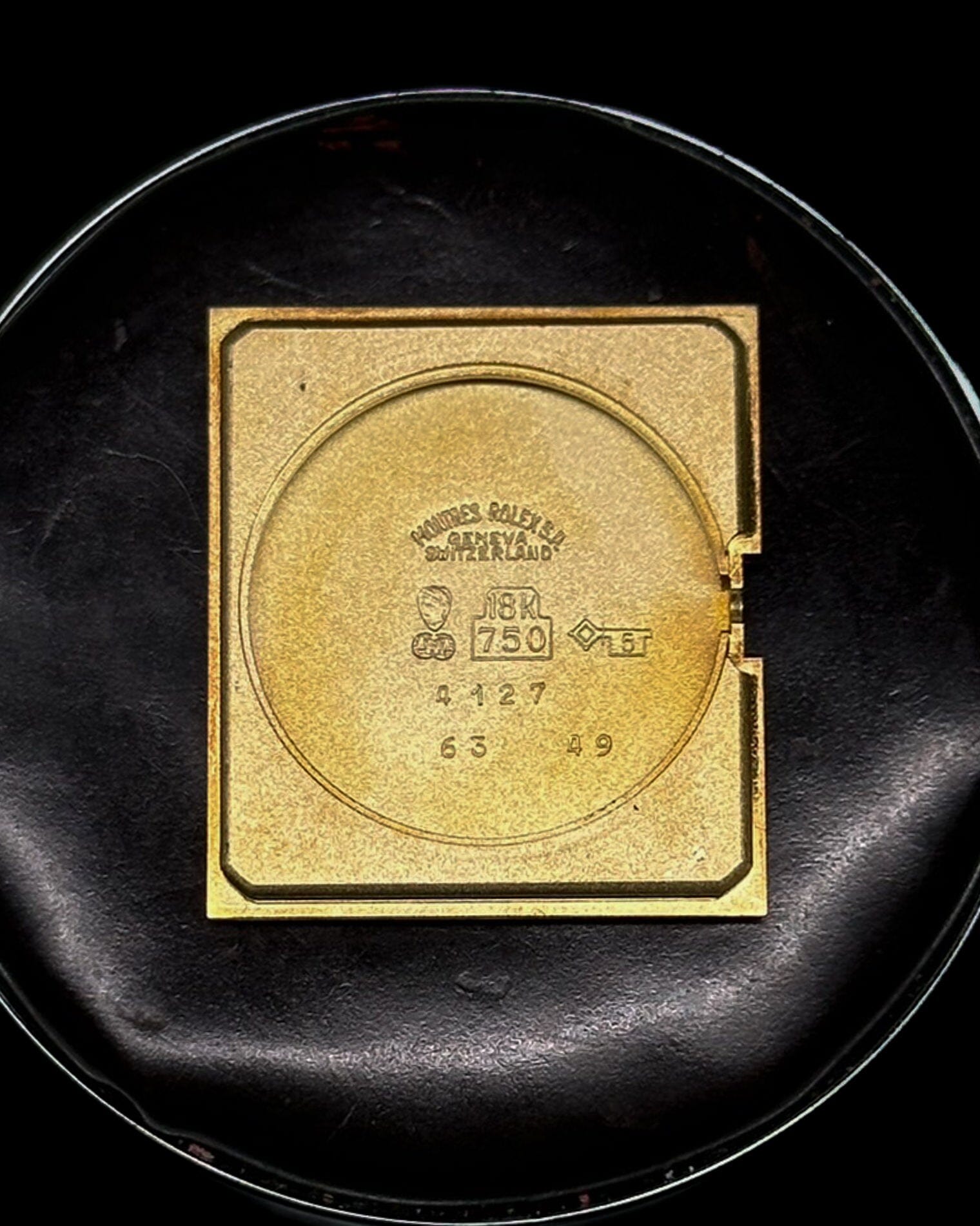 Rolex チェリーニ 4127 YG ウッドダイアル 箱保証書付き Watch ROLEX