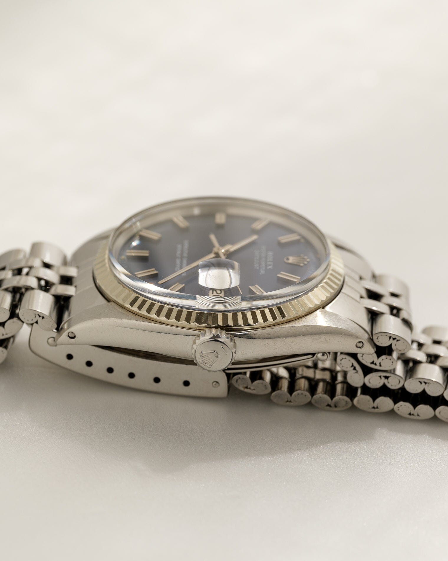 ロレックス デイトジャスト 1601 ブルー 保証書 クロノメーター証明書付き Watch ROLEX