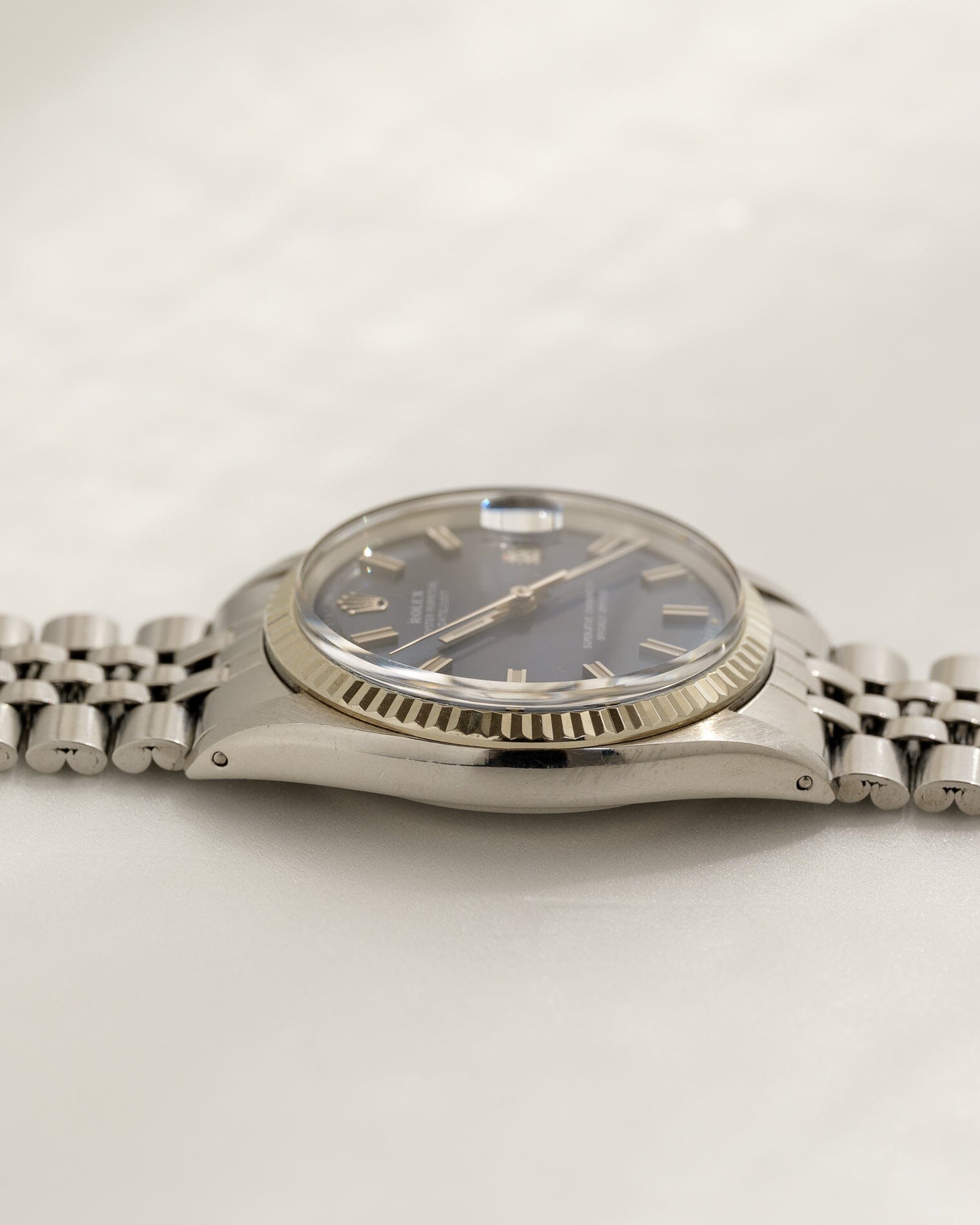 ロレックス デイトジャスト 1601 ブルー 保証書 クロノメーター証明書付き Watch ROLEX