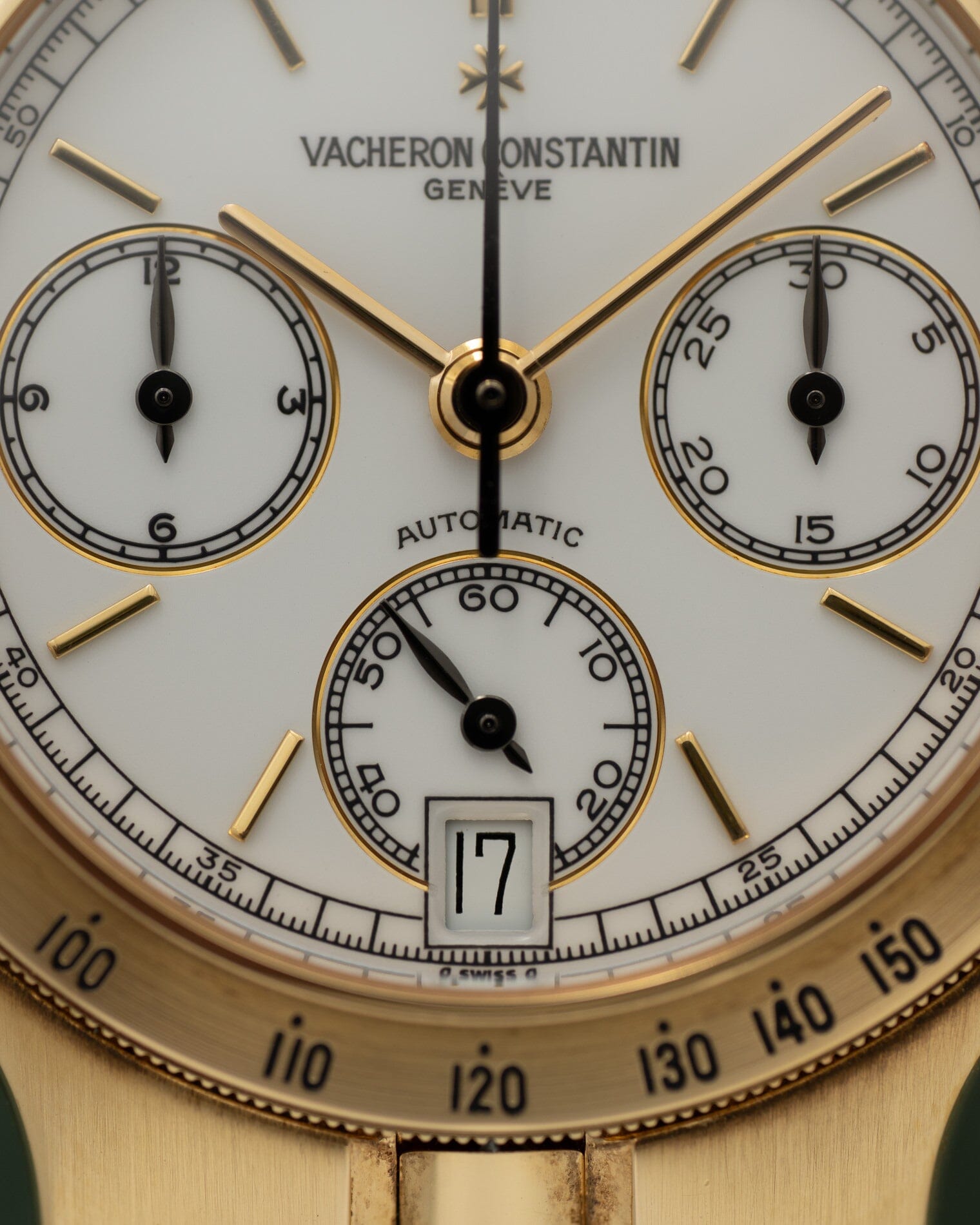 Vacheron Constantin フィディアス 49002 YG クロノグラフ ホワイトエナメルダイアル Watch VACHERON CONSTANTIN 