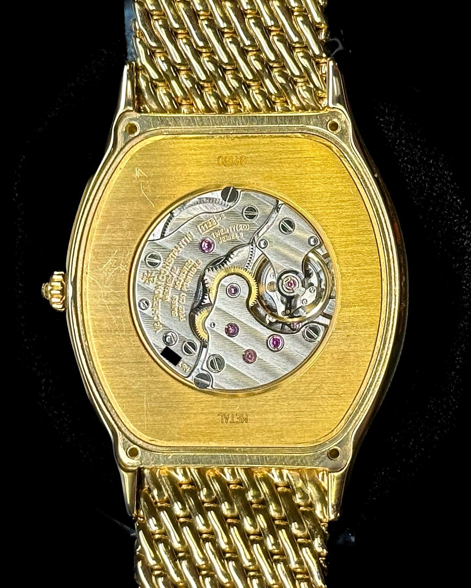 Vacheron Constantin トノー 31150 YG アイボリーダイアル Watch VACHERON CONSTANTIN