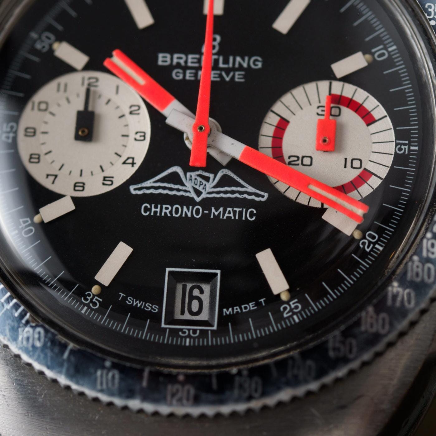 BREITLING AOPA Chrono-Matic 2114 1970s - Arbitro