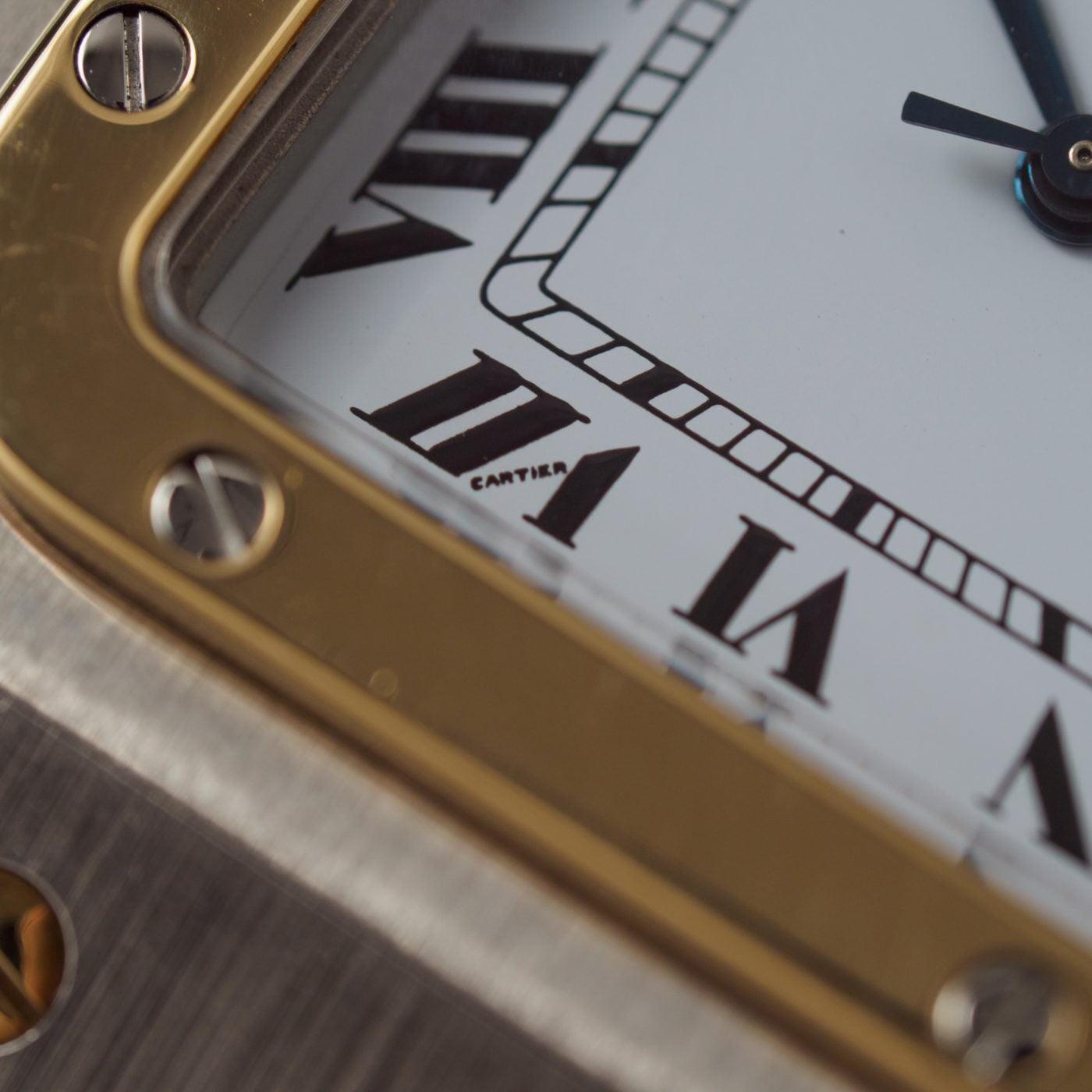 CARTIER Santos Galbee LM 1980s - Arbitro