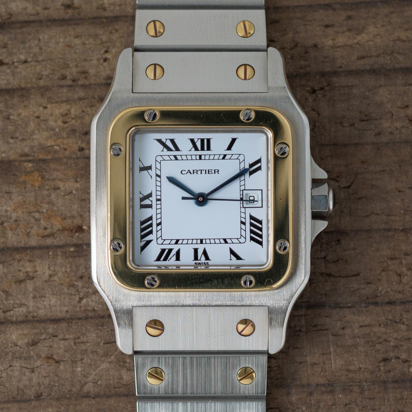 CARTIER Santos Galbee LM 1980s - Arbitro