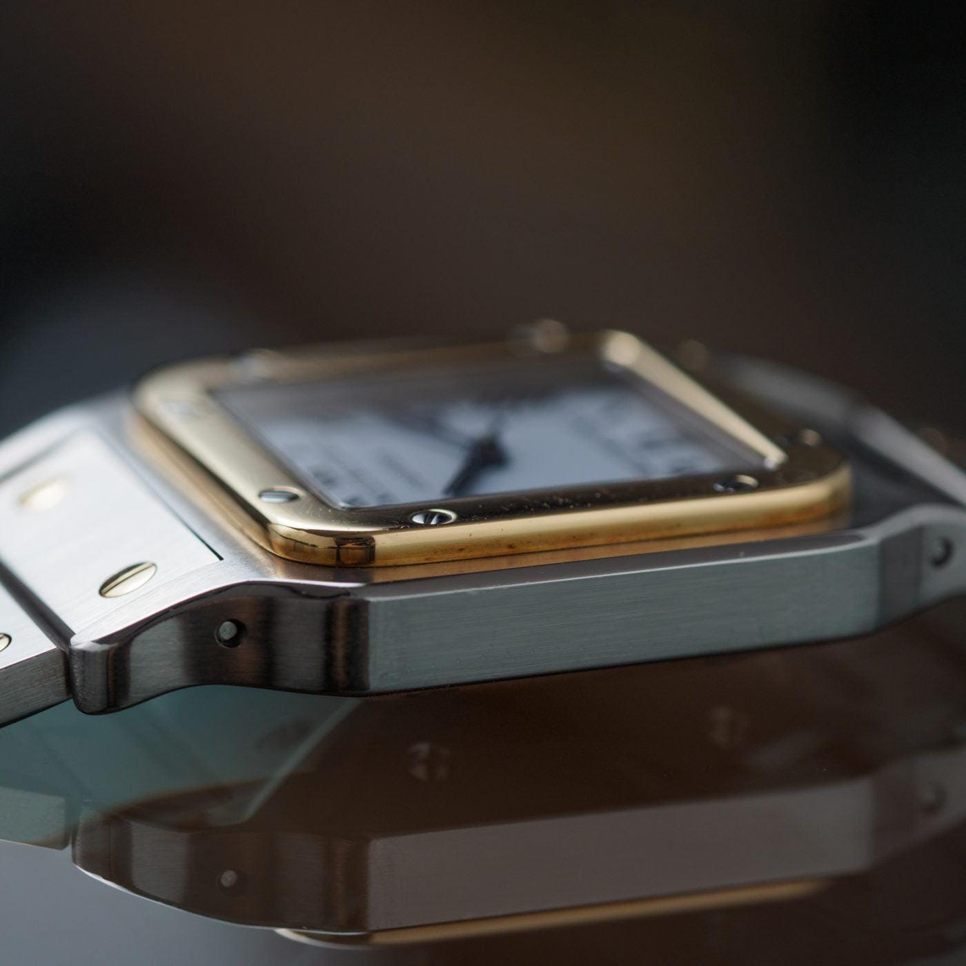 CARTIER Santos Galbee LM 1980s - Arbitro