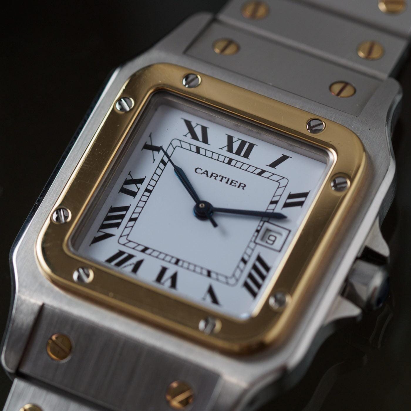CARTIER Santos Galbee LM 1980s - Arbitro