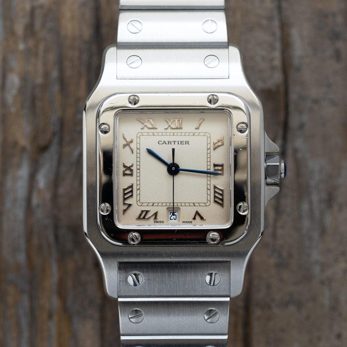 CARTIER Santos Galbee LM Applied Roman - Arbitro