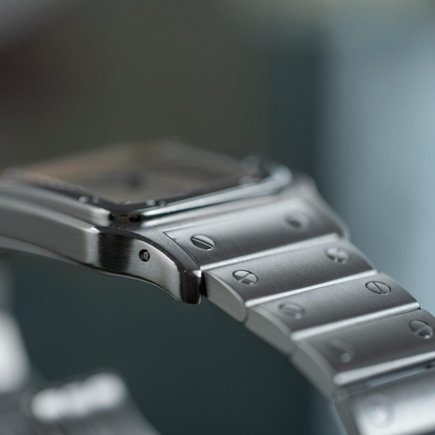 CARTIER Santos Galbee LM Applied Roman - Arbitro