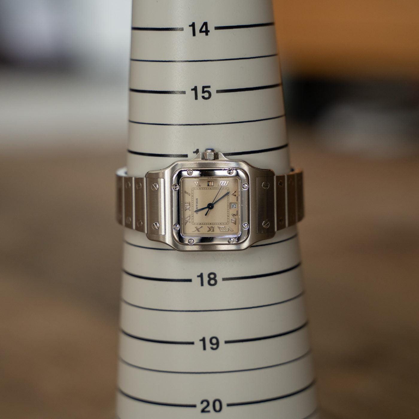 CARTIER Santos Galbee LM Applied Roman - Arbitro