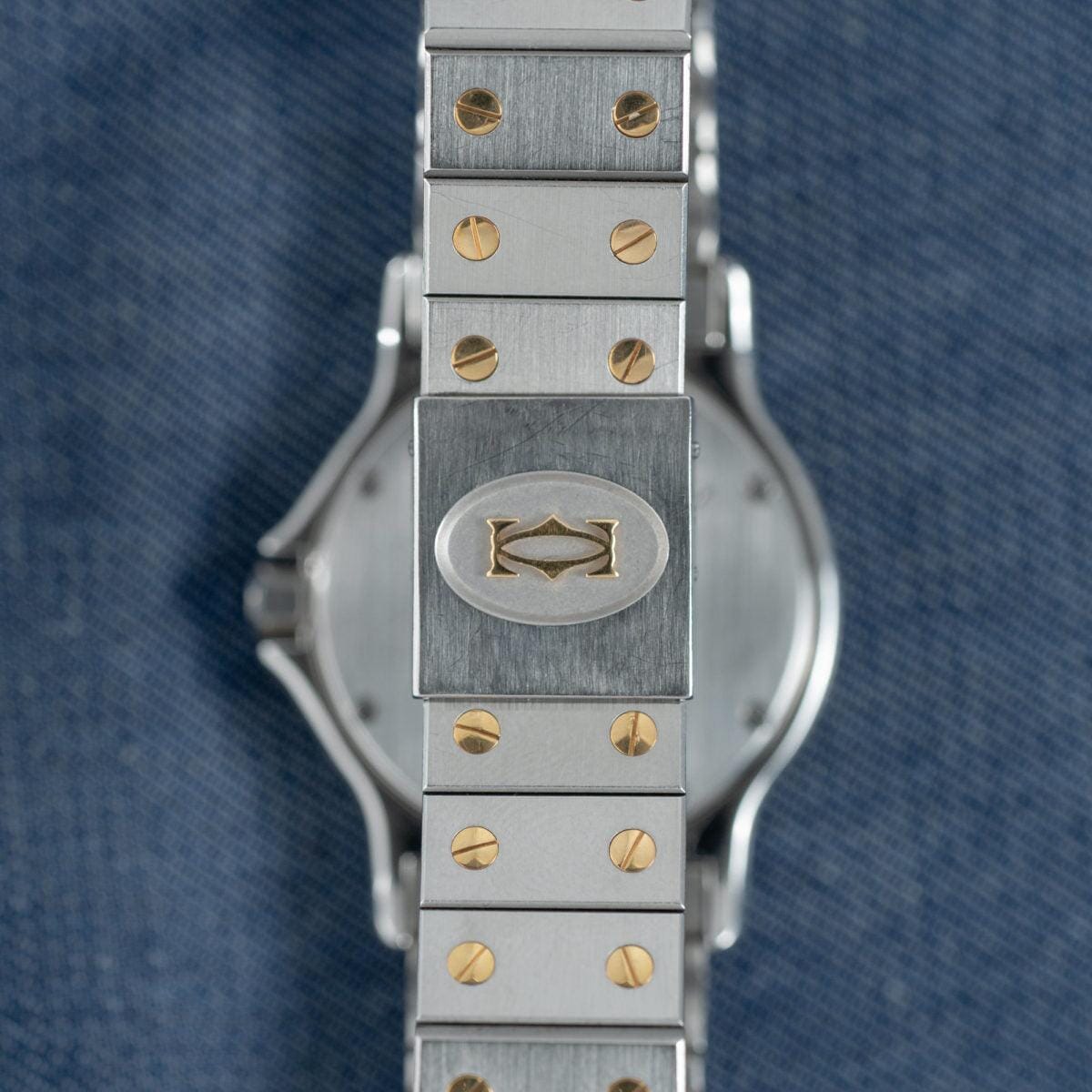Cartier Santos Octagon LM Ivory Dial 1980s - Arbitro
