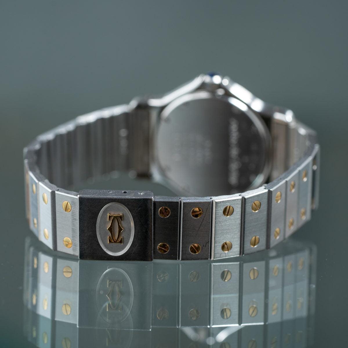 Cartier Santos Octagon LM Ivory Dial 1980s - Arbitro