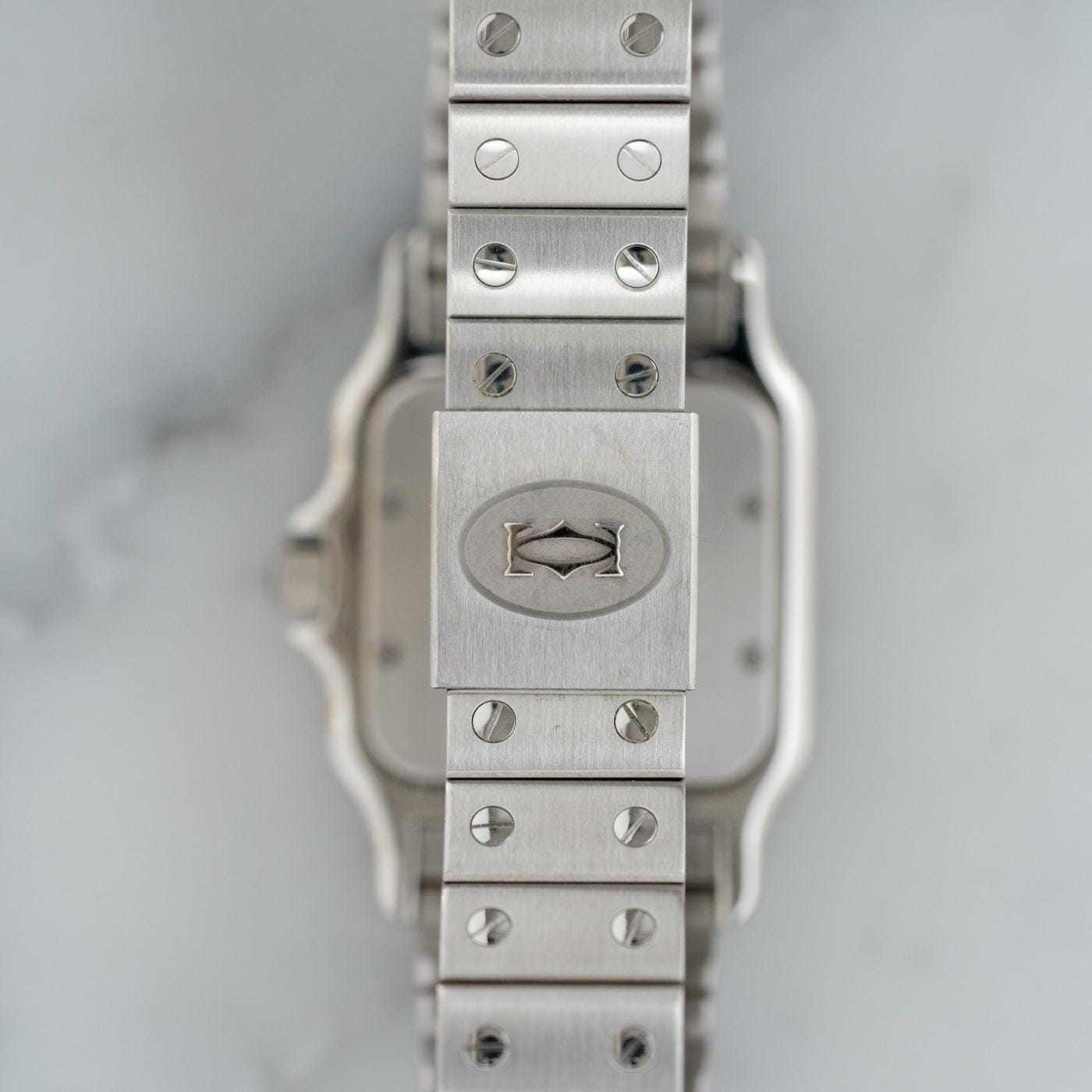 CARTIER Santos Galbee LM QZ Blue Roman - Arbitro