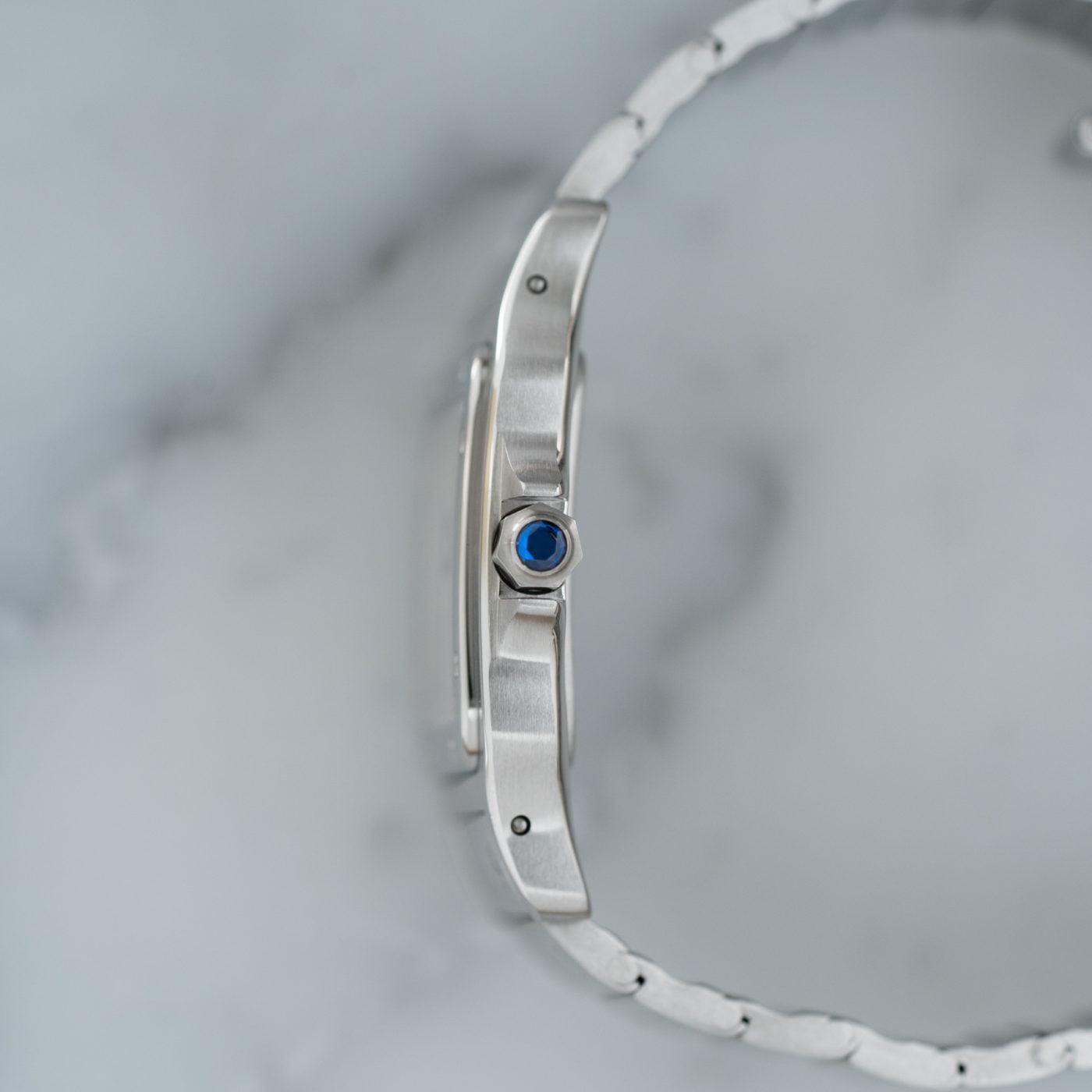CARTIER Santos Galbee LM QZ Blue Roman - Arbitro
