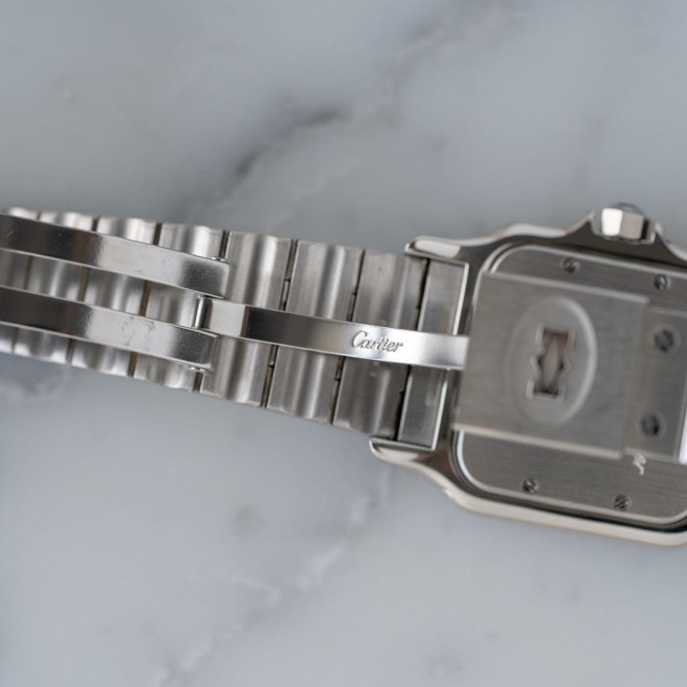 CARTIER Santos Galbee LM QZ Blue Roman - Arbitro