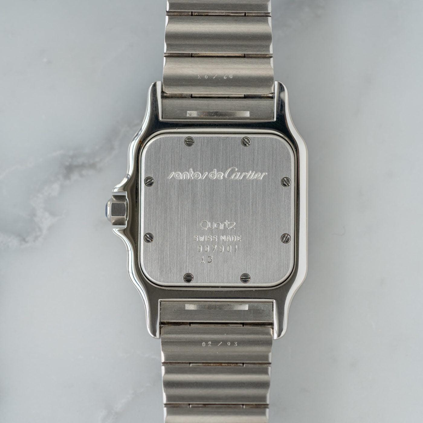 CARTIER Santos Galbee LM QZ Blue Roman - Arbitro