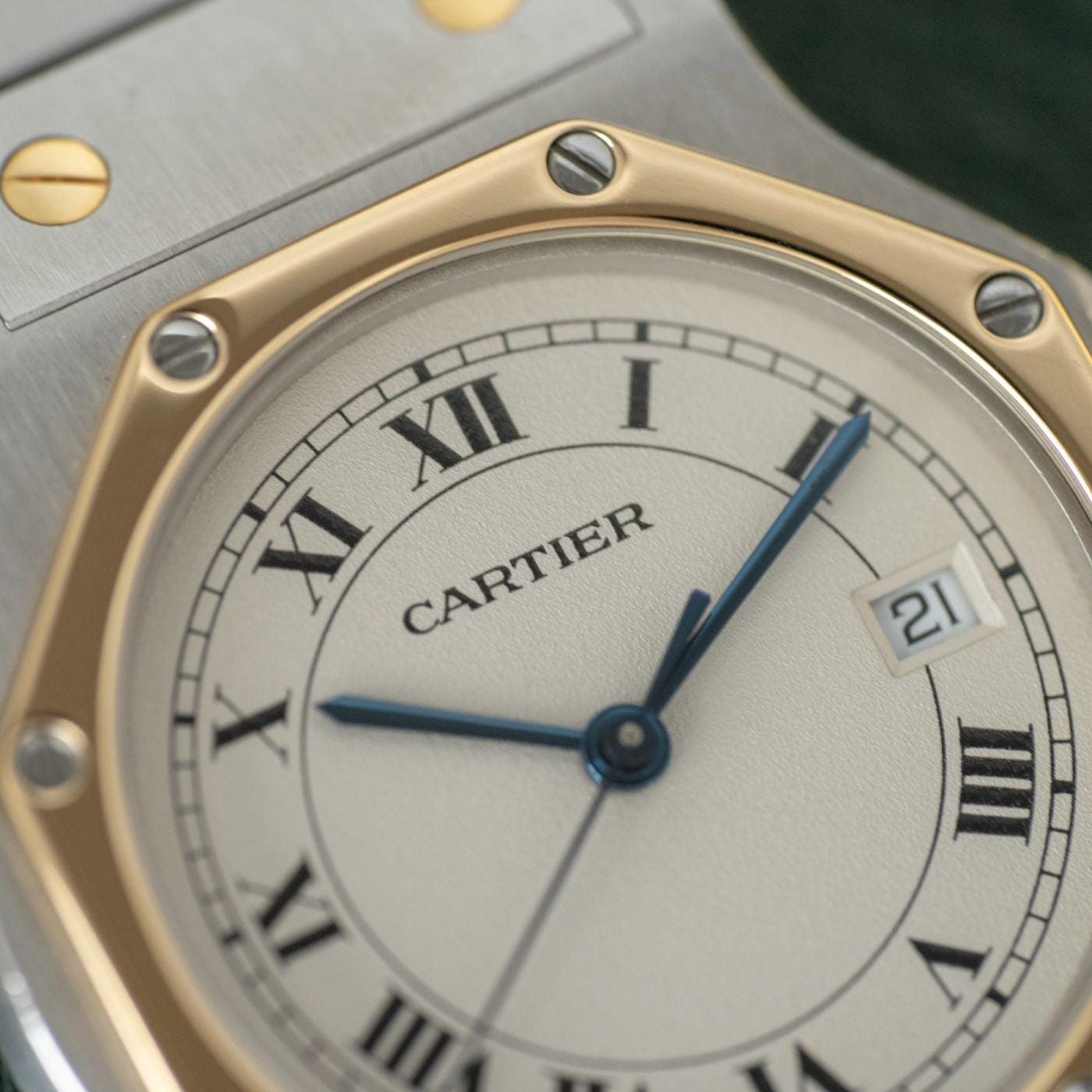 CARTIER Santos Octagon LM QZ Ivory Dial - Arbitro
