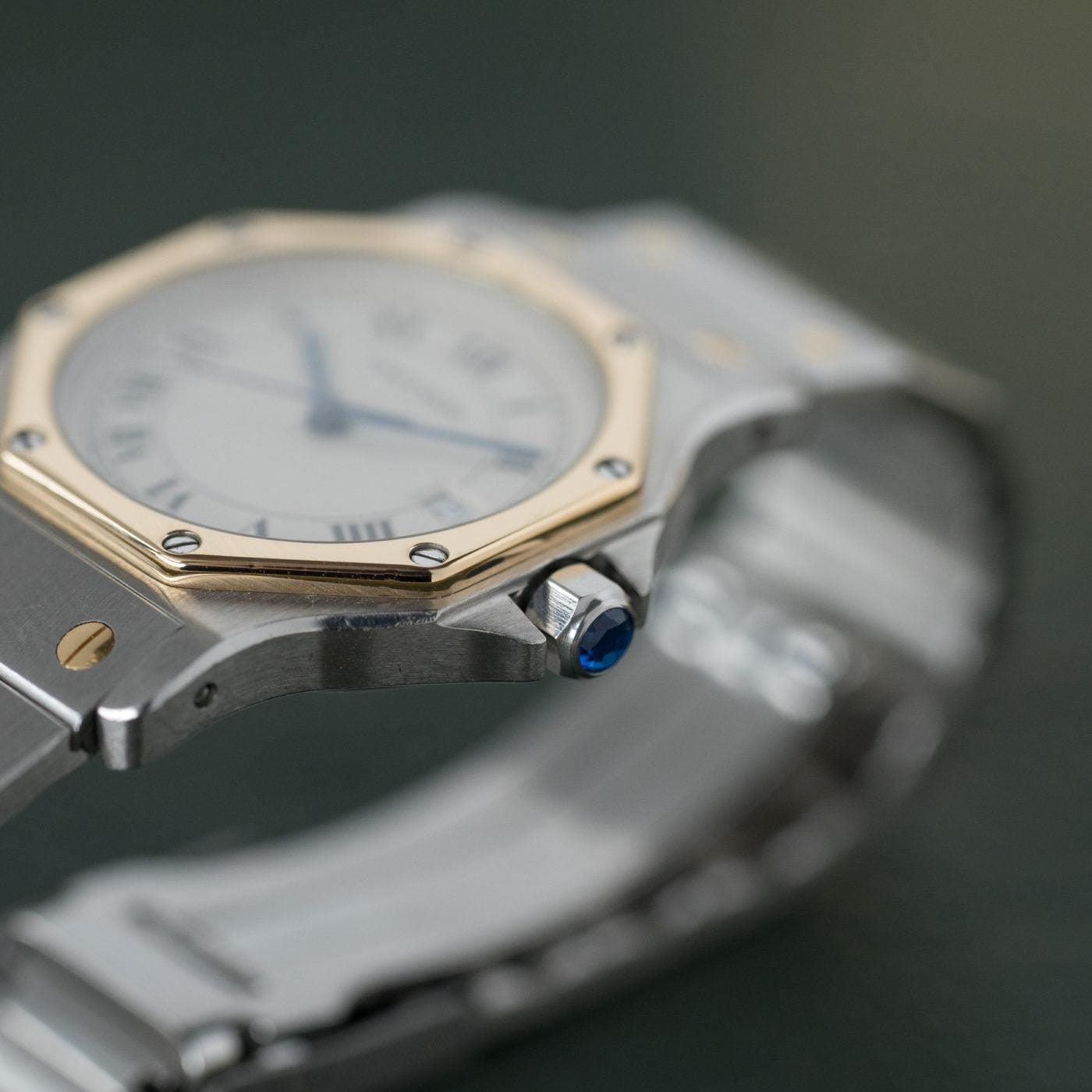 CARTIER Santos Octagon LM QZ Ivory Dial - Arbitro