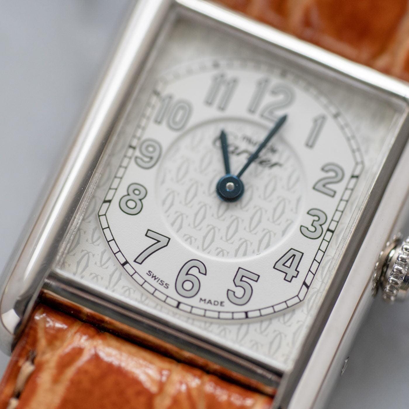 must de Cartier Tank QZ Big Arabic Dial - Arbitro