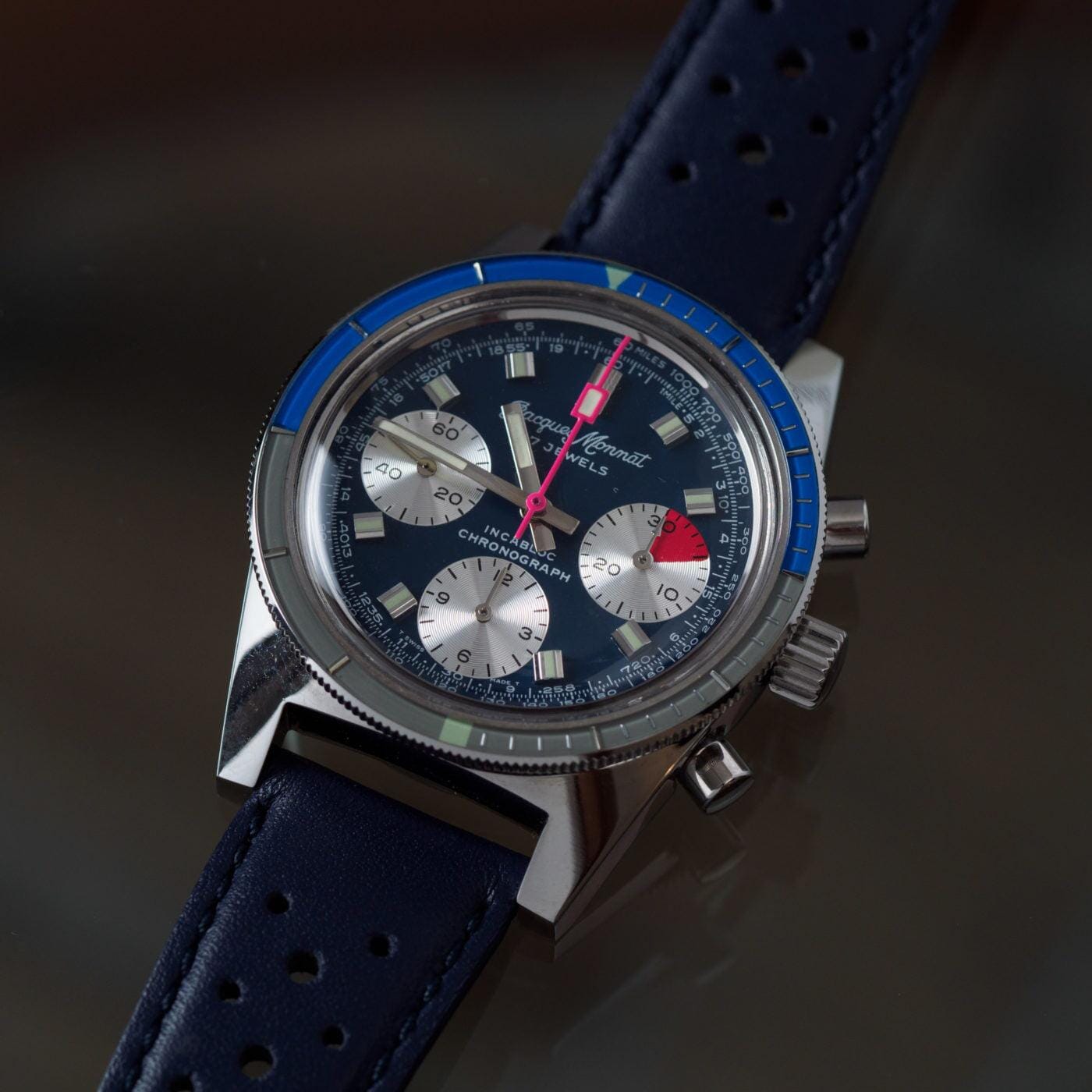 JACQUES MONNAT Chronograph 1970s - Arbitro