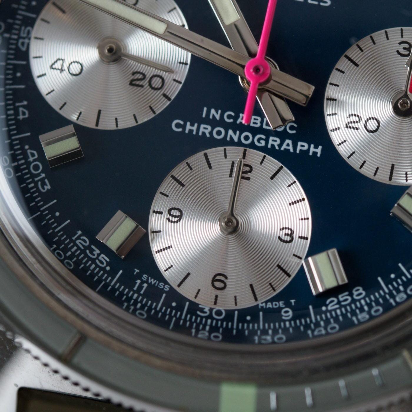 JACQUES MONNAT Chronograph 1970s - Arbitro