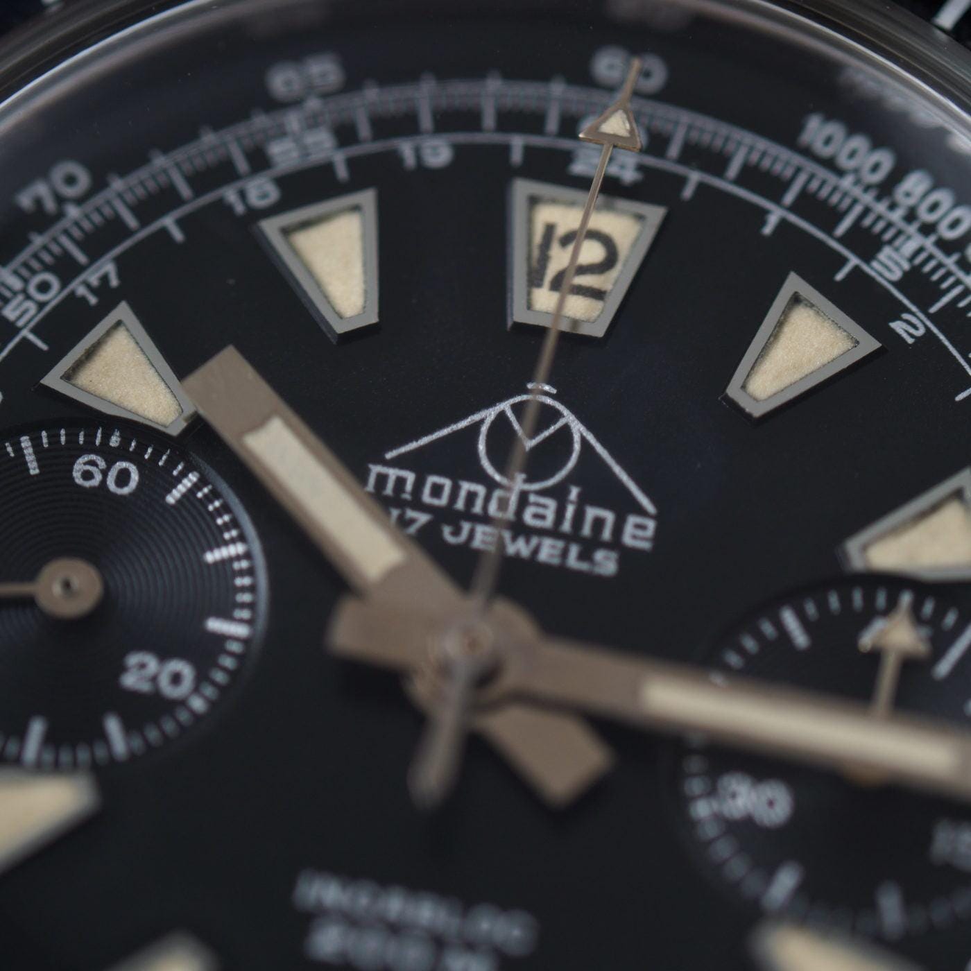 MONDAINE Diver Chronograph 1970s - Arbitro
