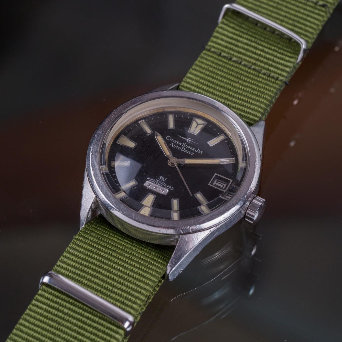 CITIZEN Super Jet Auto Dater 1960s - Arbitro