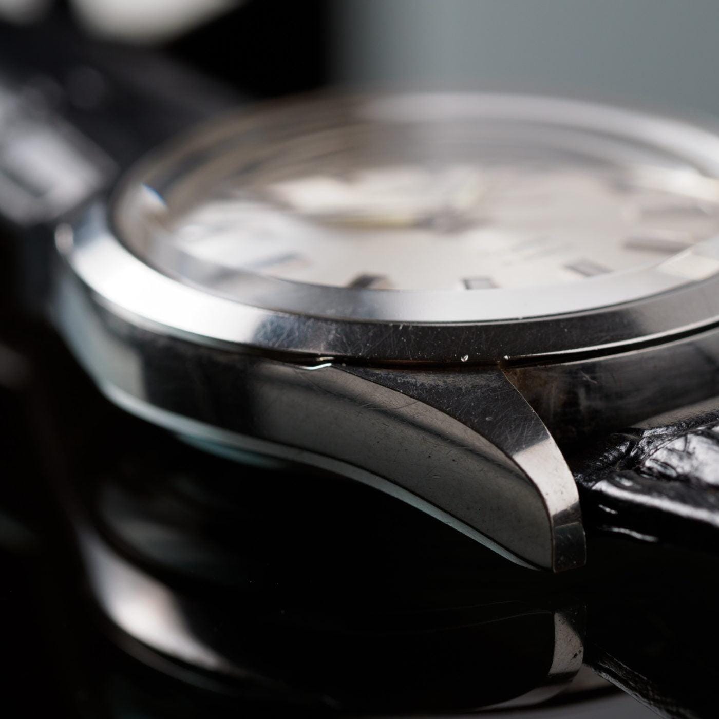 CITIZEN Homer Date Crystal Silver Dial 1960s - Arbitro