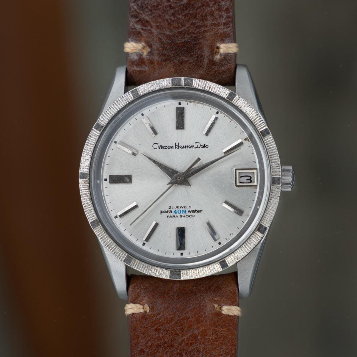 CITIZEN Homer Date 1970s - Arbitro