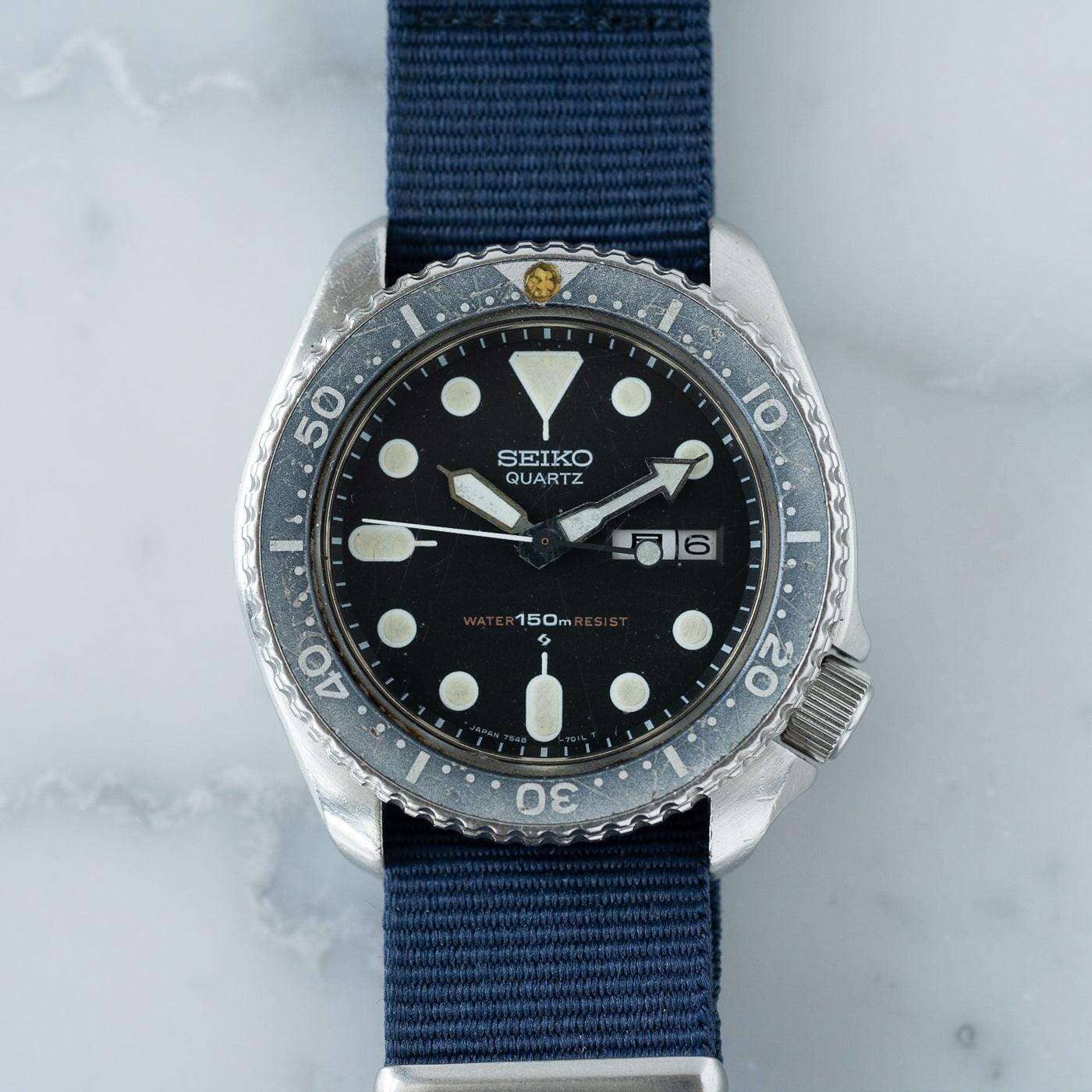 SEIKO 150m Diver 7548-7000 Ghost Bezel - Arbitro