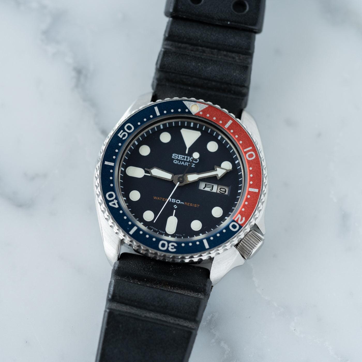 SEIKO 150m Diver 7548-700B Pepsi Bezel - Arbitro