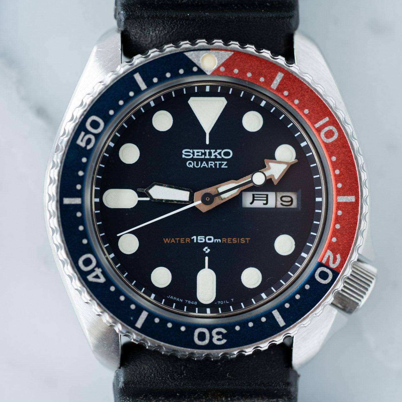 SEIKO 150m Diver 7548-700B Pepsi Bezel - Arbitro