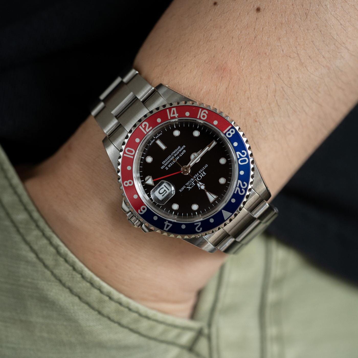 ROLEX GMT Master II 16710 Pepsi Bezel - Arbitro