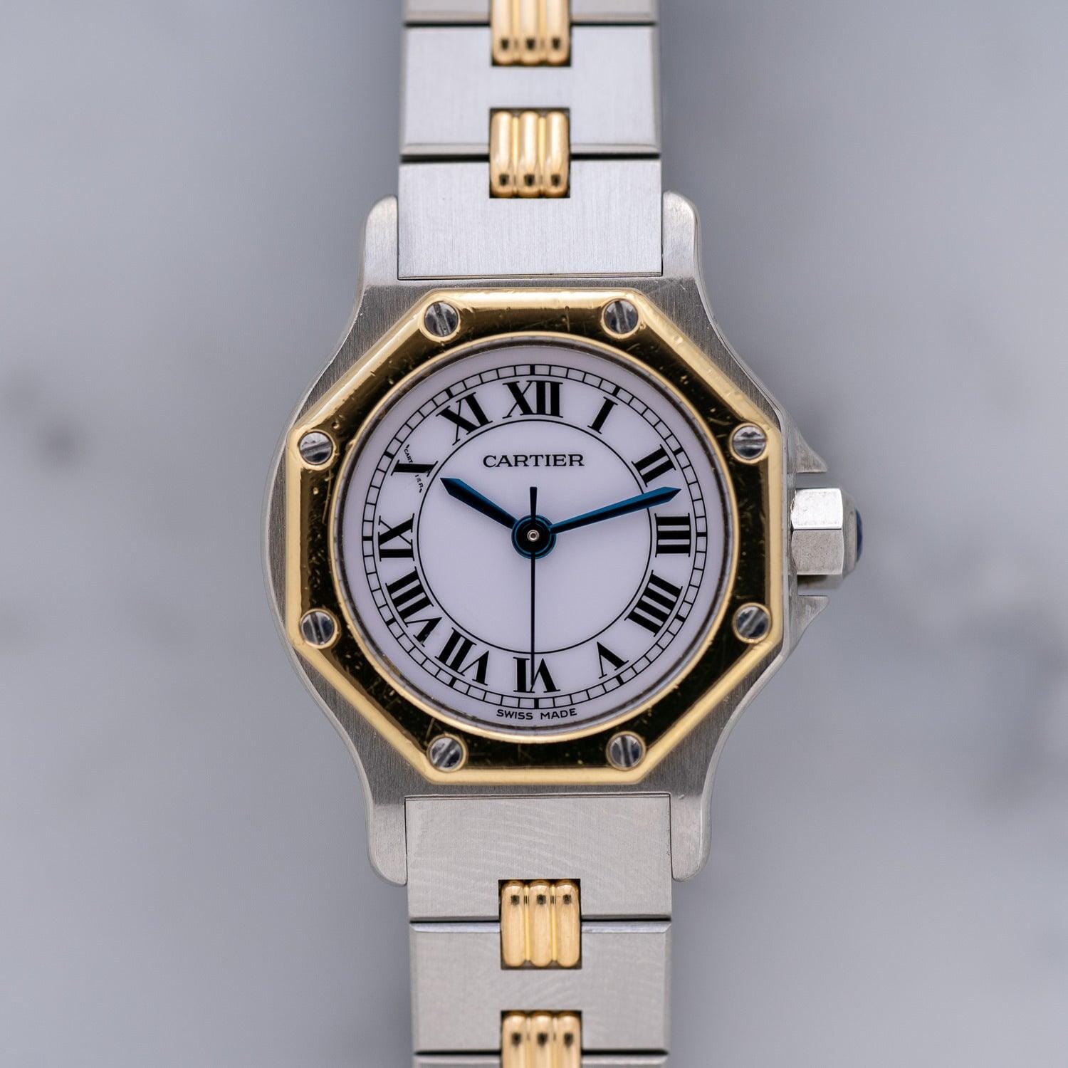 CARTIER Santos Octagon SM Godron - Arbitro