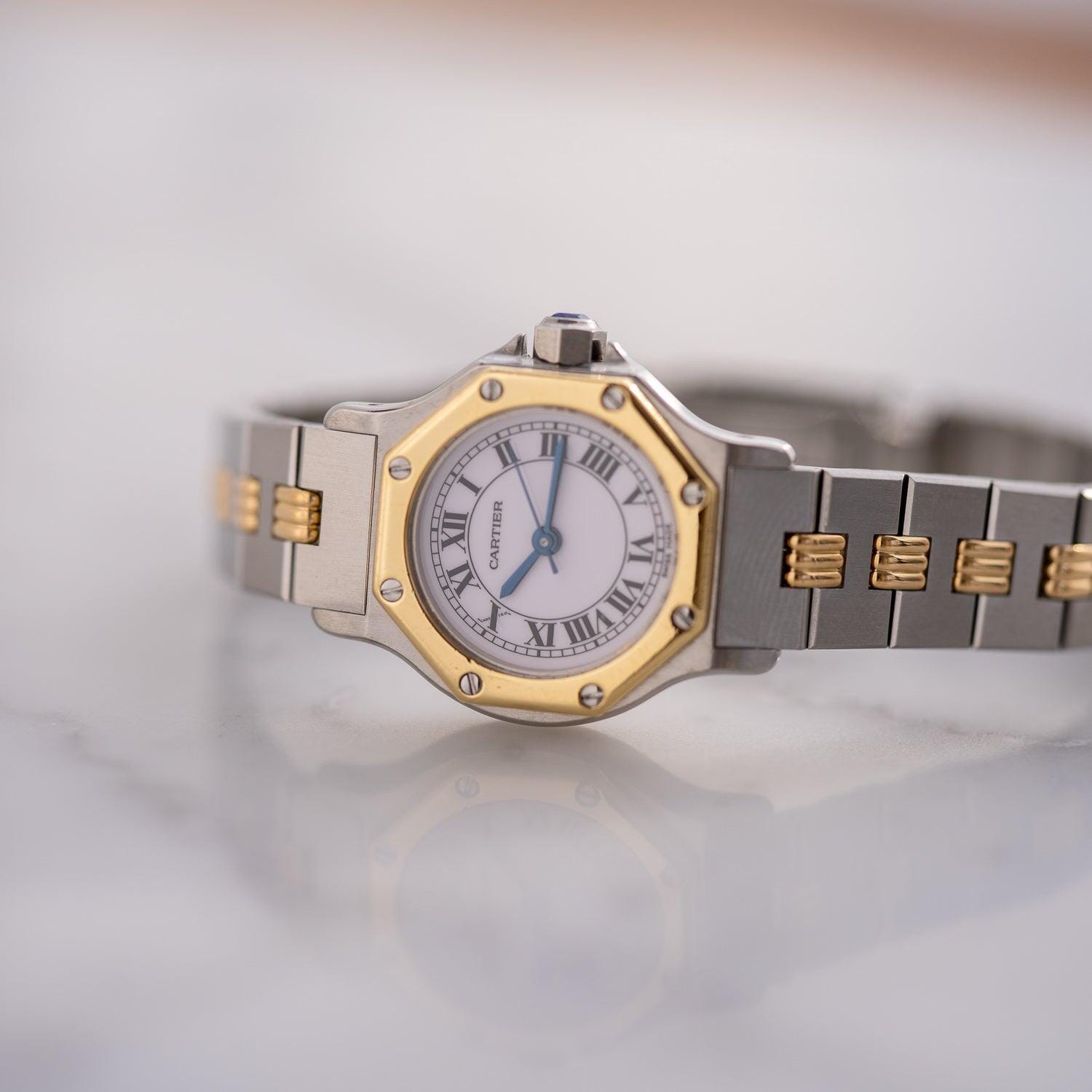 CARTIER Santos Octagon SM Godron - Arbitro