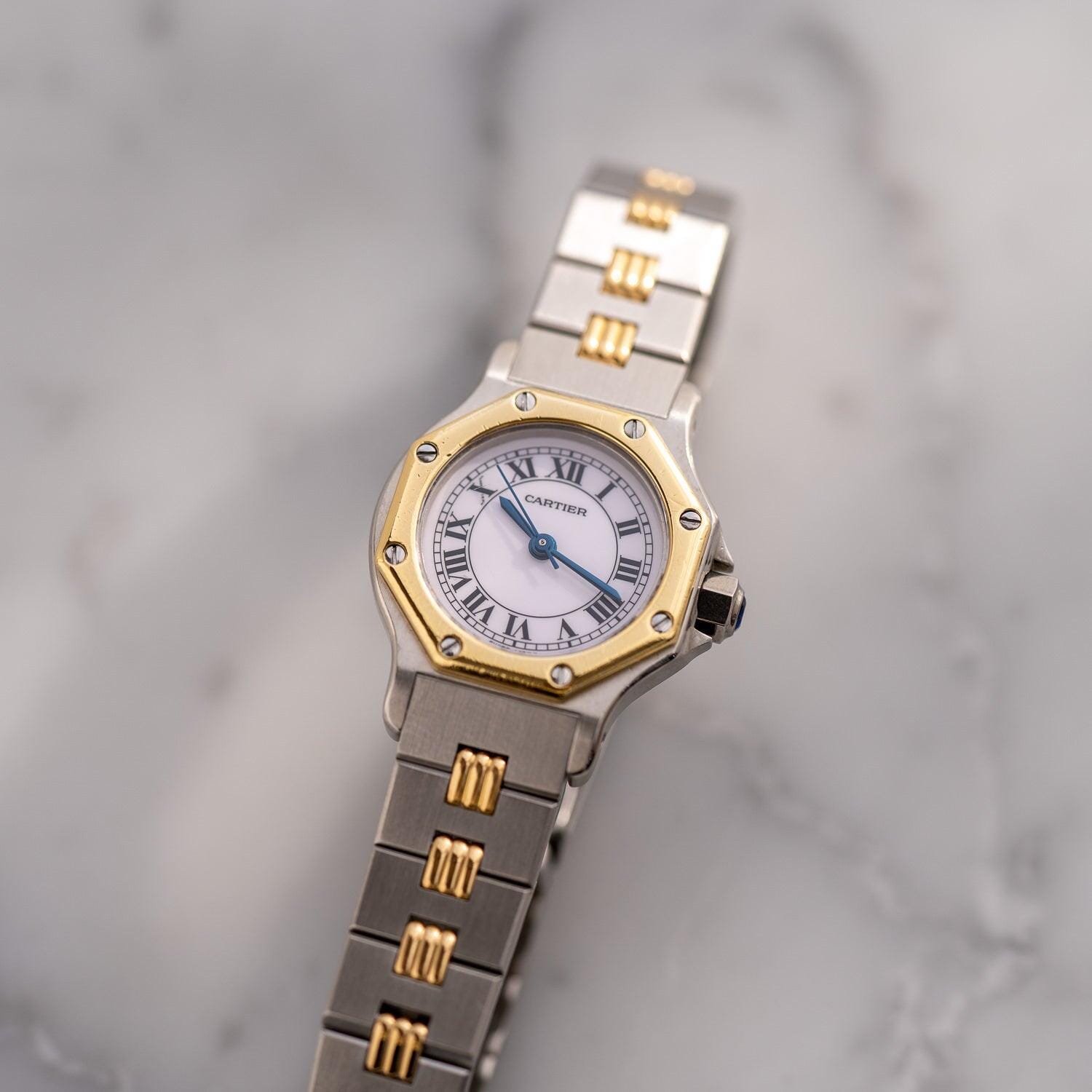 CARTIER Santos Octagon SM Godron - Arbitro