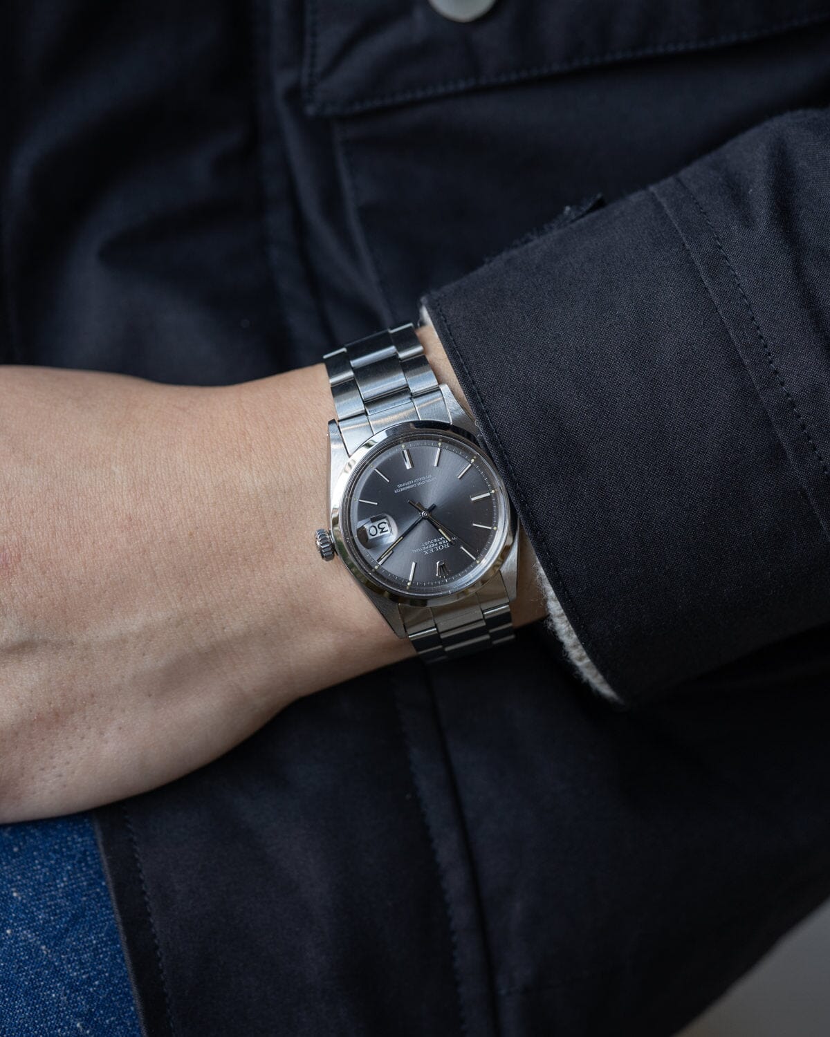 ロレックス デイトジャスト 1600 グレーダイアル Watch ROLEX