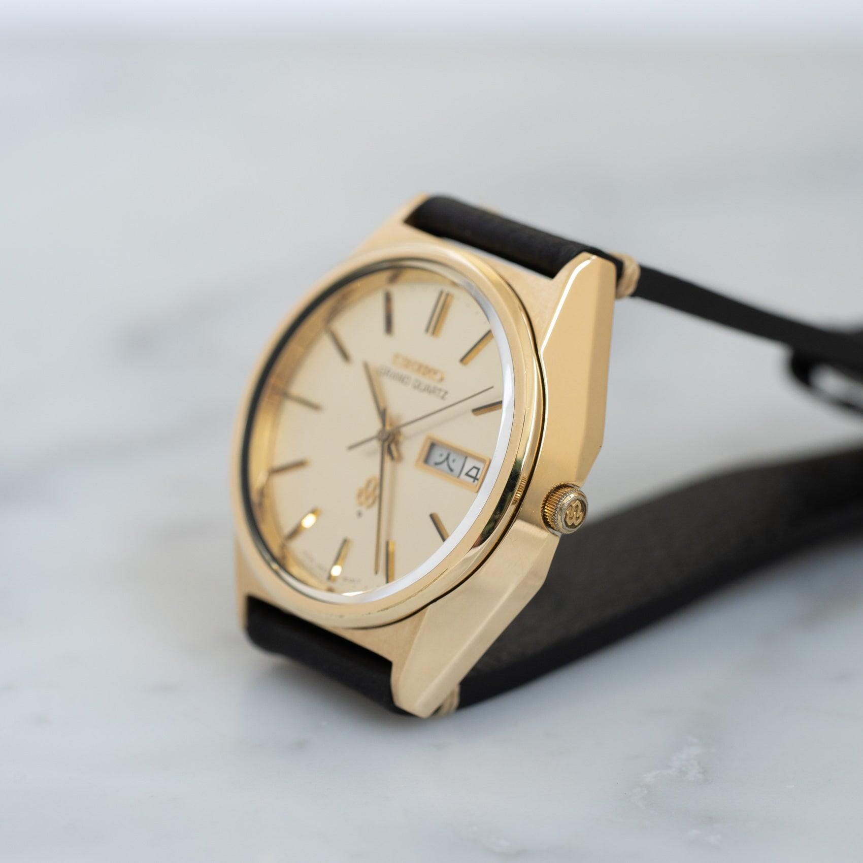 SEIKO GRAND QUARTZ 4843-8040 CAP GOLD - Arbitro