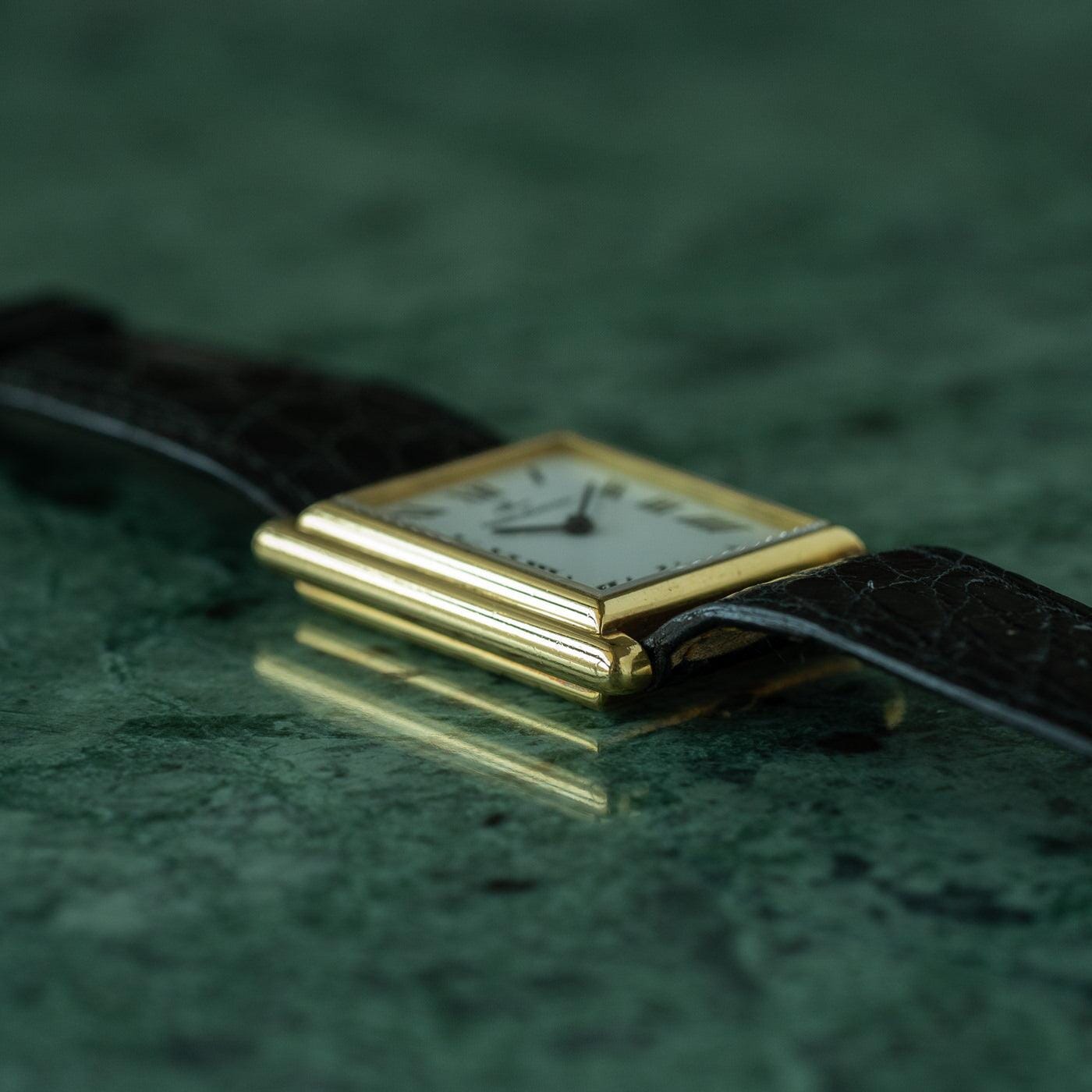 Jaeger-LeCoultre Rectangle 18K YG 1970s - Arbitro