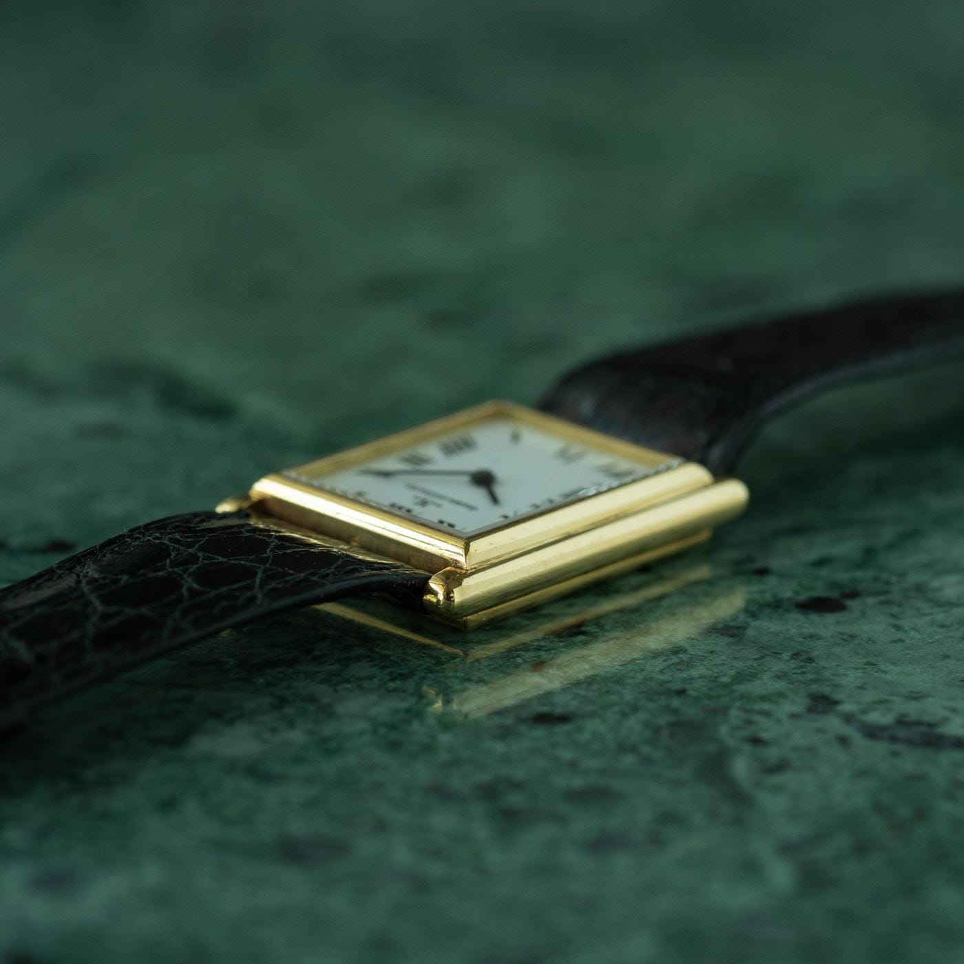 Jaeger-LeCoultre Rectangle 18K YG 1970s - Arbitro